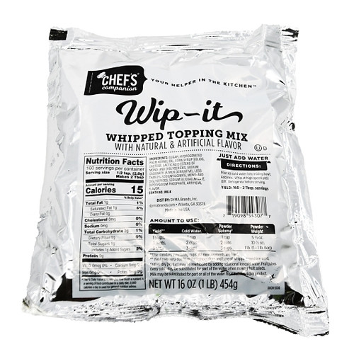 Chefs Companion Wip-It Whipped Topping Mix, 1 Pound, 12 Per Case